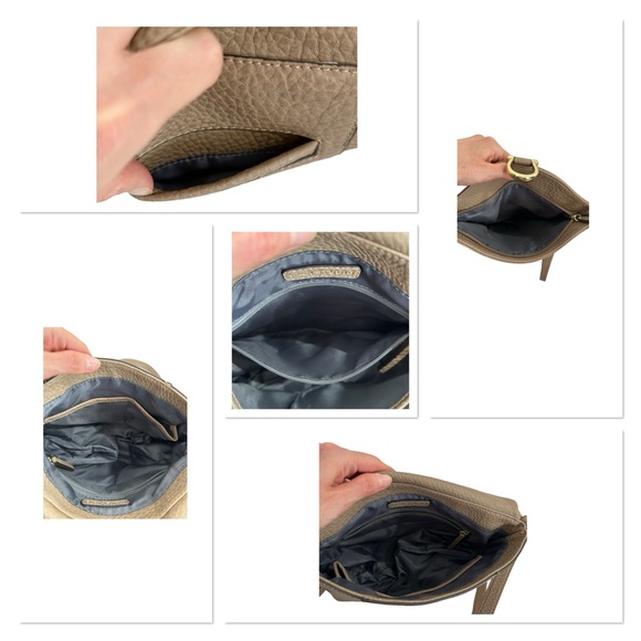 Max Studio Taupe Shoulder Crossbody Bag - Picture 5 of 15